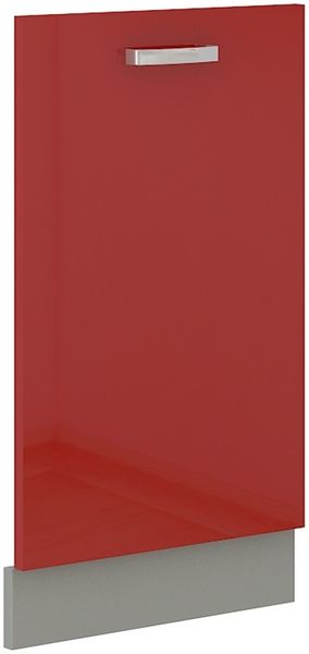 Frontblende Geschirrspüler vollintegriert 45 cm Rot Hochglanz Küche Rose Bianca