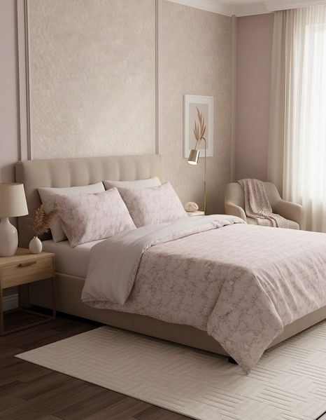 L'Essentiel Maison Bettwäsche Set Ranforce Erhältlich in den 7 Größen, %100 Baumwolle Ranforce, 3 teilig, Luxuriös weiche elegante Rosa Farbe, atmungsaktiv & pflegeleicht