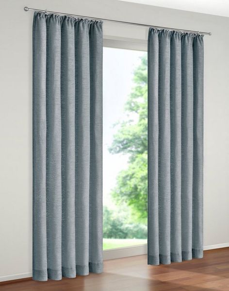 Wirth Vorhang Warnow (1 St), Kräuselband, blickdicht, Chenille, 270 g/m2