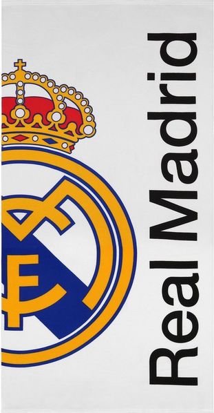 Sarcia. eu Strandtuch Real Madrid Strandtuch weiß, groß, schnell trocknend für den Strand