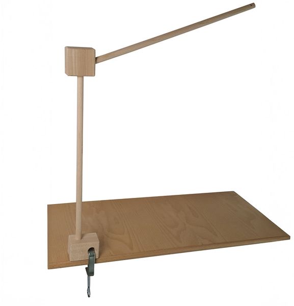 Mobilehalter Holz - 100 % Naturprodukt - mit Sicherungsschraube