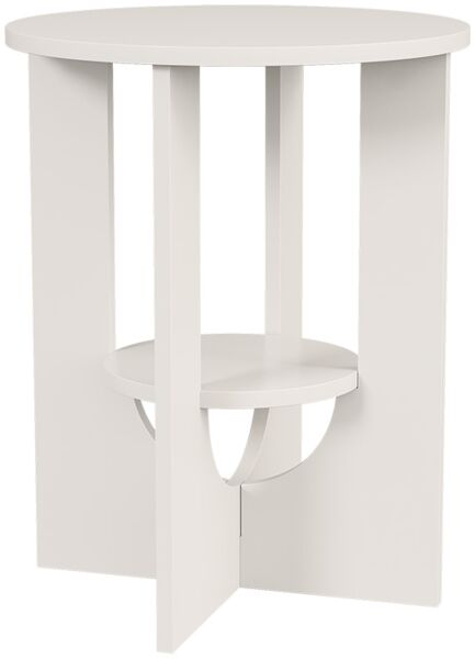 Couchtisch Vareo Weiß 40 x 40 cm Vicco