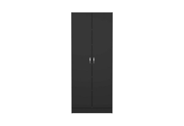 INOSIGN Drehtürenschrank Focus, Kleiderschrank, Stauraum mit 2 Türen und 5 Einlegeböden, Breite 69 cm, Höhe 170 cm
