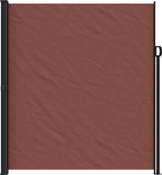 vidaXL Seitenmarkise Ausziehbar Braun 220x500 cm 4004479 Bild 3