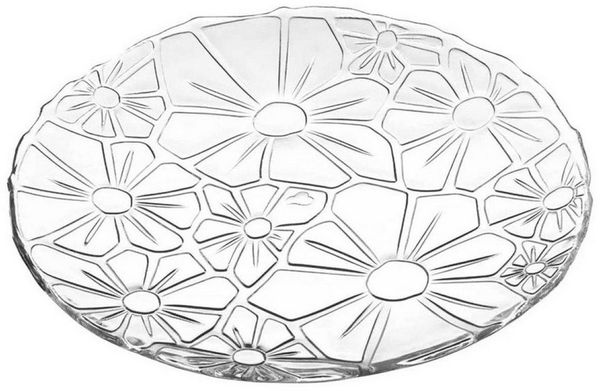 LEONARDO Servierplatte Leonardo Teller Giorno Transparent (27cm)