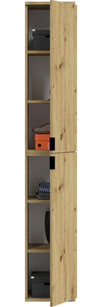 Garderobenschrank Set Projekt X - Artisan Eiche / Spiegelglas Bild 5