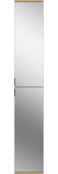 Garderobenschrank Set Projekt X - Artisan Eiche / Spiegelglas Bild 2