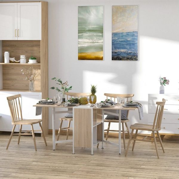 HOMCOM Klapptisch Klapptisch mit Stauraum