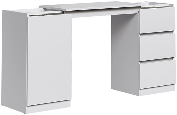 Kommode mit Schreibtischfunktion Varino Weiß 80x75.5 cm ausziehbar Vicco