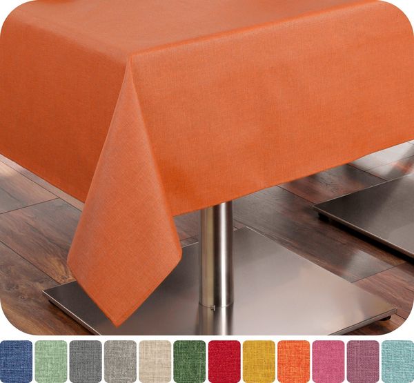 Beautex Tischdecke Leinenoptik wasserabweisend, fleckabweisend und pflegeleicht (1-tlg)
