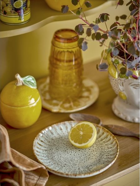 CREATIVE COLLECTION Fleur Teller Natur Steingut