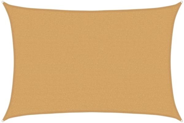 vidaXL Sonnensegel 160 g/m² Rechteckig Sandfarben 2,5x3,5 m HDPE 4002035 Bild 1
