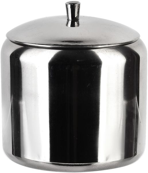 Zuckerdose Edelstahl BASIC KITCHEN Basic Kitchen 8 x 7,3 x 7,3 cm Silber 1 Stück