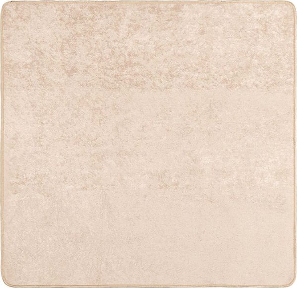 vidaXL Teppichläufer MARSA Creme 100 x 100 cm Polyester und PVC 42023060 Bild 2