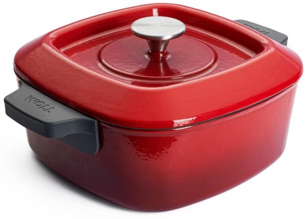 Woll Iron Kasserolle 24x24 cm Rot
