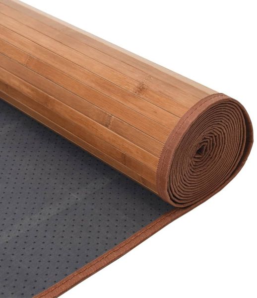 vidaXL Teppich Rechteckig Natur 70x400 cm Bambus 376883 Bild 5
