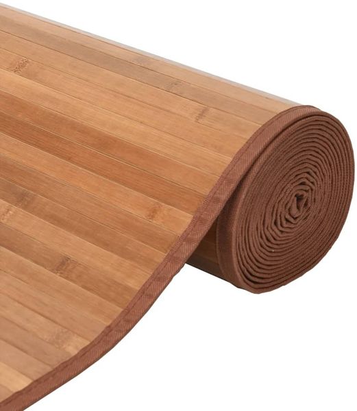 vidaXL Teppich Rechteckig Natur 70x400 cm Bambus 376883 Bild 4