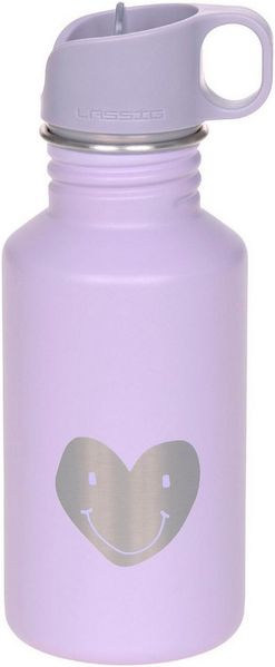 LÄSSIG Trinkflasche Lässig Trinkflasche Kinder - Edelstahl Little Gang Heart, lilac