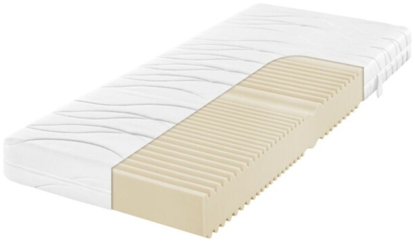 Kaltschaummatratze 19 cm - 7-Zonen-Komfortschaumkern - f.a.n. Rubin KS 180x200 cm (2 Kerne in 1 Bezug)-H3 = fest