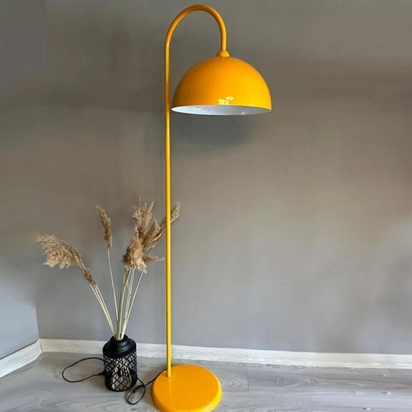 Bamyum Stehlampe Stehlampe Modern Dekorativ Metall Wohnzimmer Arbeitszimmer Stehlampe, ohne Leuchtmittel, E27, verstellbarer Lampenschirm, Stehluchte mit Ablage