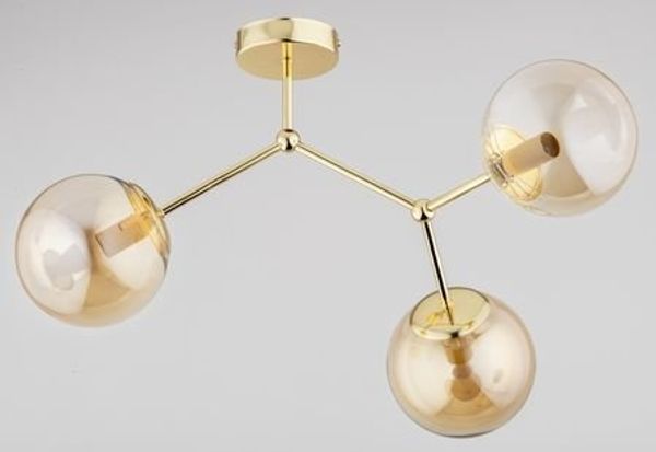 Alfa Golem Deckenleuchte gold modern 3-flammig 62264 Alfa