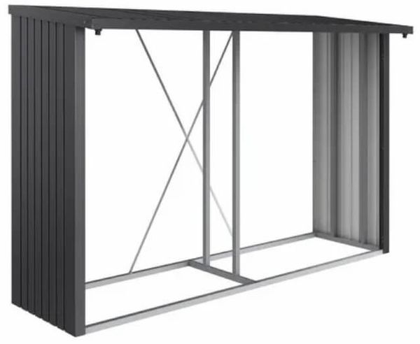 Biohort Holzlager WoodStock Gr. 300 lieferbar in 3 Farben dunkelgrau-metallic