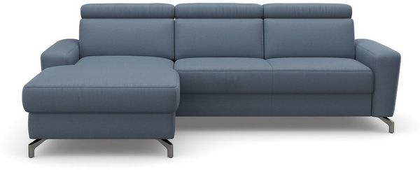 sit&more Ecksofa Scarlett L-Form, inklusive Kopfteilverstellung, wahlweise mit Bettfunktion, Bettkasten