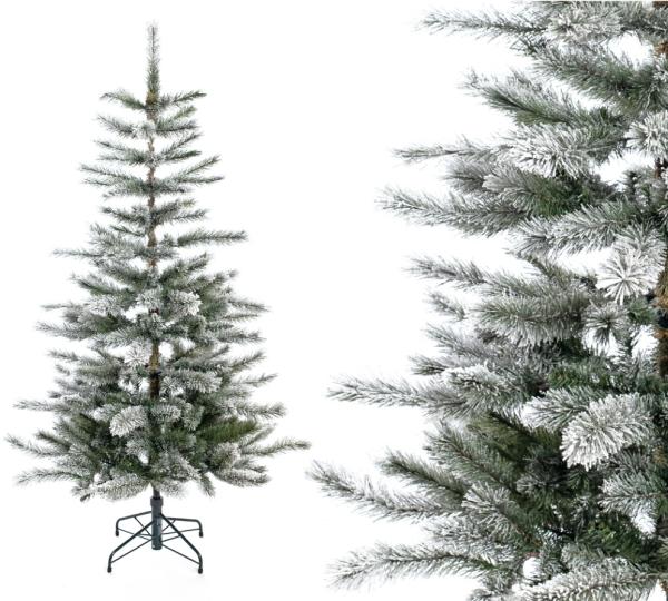 Evergreen Künstlicher Weihnachtsbaum Cedar Frost Kiefer | Inkl. Kunstschnee | Weiß | 150 cm