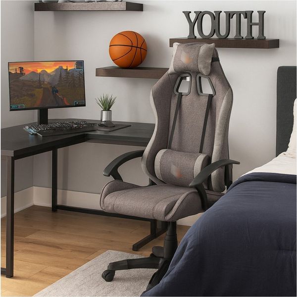 HTI-Living Gaming-Stuhl Gaming-Stuhl Roya Grau (Stück, 1 St)