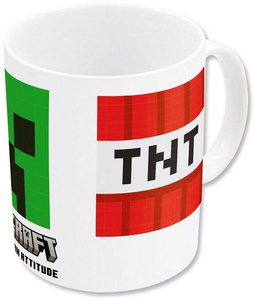 Minecraft Tasse Minecraft Adaptation Porzellantasse 325 ml, 1-tlg.