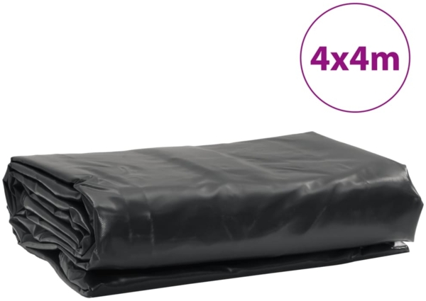 vidaXL Abdeckplane Anthrazit 4x4 m 650 g/m² 156087 Bild 8