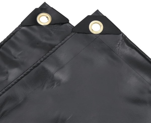 vidaXL Abdeckplane Anthrazit 4x4 m 650 g/m² 156087 Bild 4