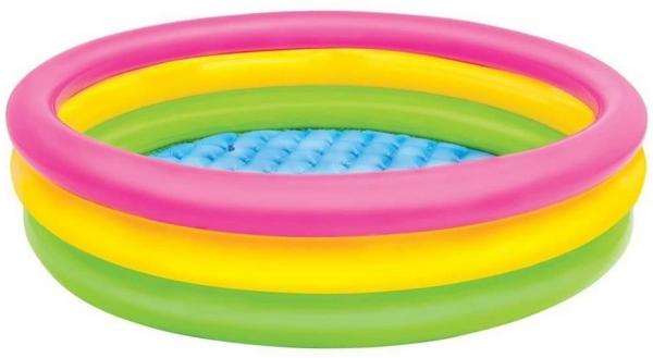 Intex 'Baby Pool Sunset Glow Pool Ø 114x25 cm', rund, mehrfarbig