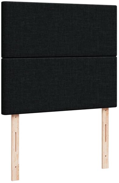 vidaXL Boxspringbett mit Matratze Schwarz 120x200 cm Stoff 3293542 Bild 9