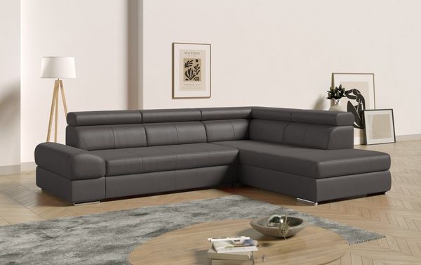 sit&more Ecksofa Broadway L-Form, mit verstellbaren Kopfteilen, wahlweise mit Bettfunktion