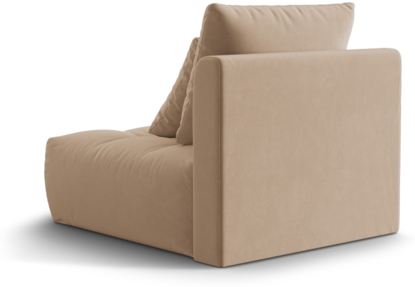 Micadoni Armloses Modul Bloom Samt Casino Sand Bild 3