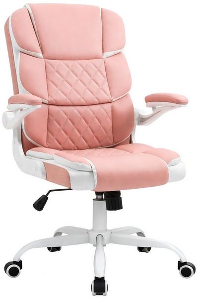 HTI-Living Drehstuhl Bürostuhl Jasper Kunstleder Rosa (Stück, 1 St)