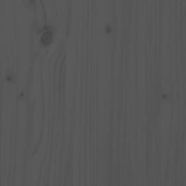 Sideboard Grau 100 x 40 x 75 cm Massivholz Kiefer [820144] Bild 8