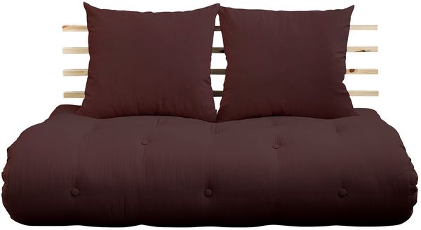 KARUP DESIGN SHIN SANO Schlafsofa Gestell Natur Matratze Braun