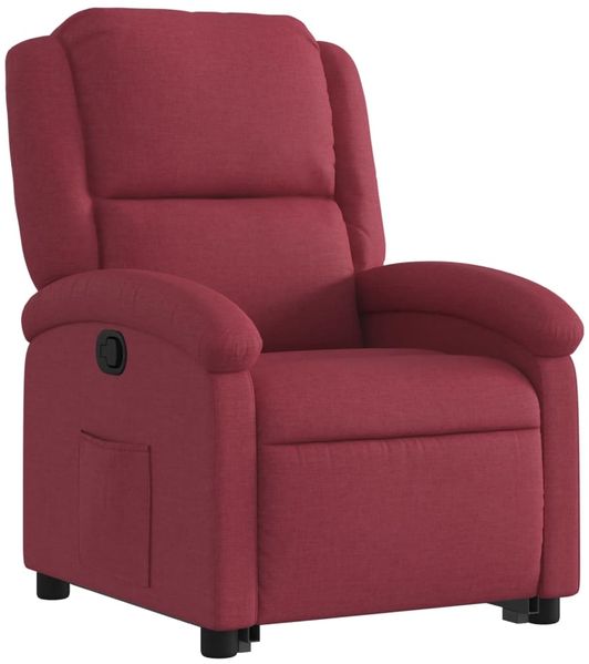 vidaXL Relaxsessel mit Aufstehhilfe Weinrot Stoff 3204167 Bild 4