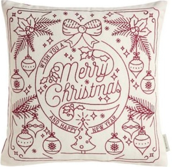 TOM TAILOR HOME Dekokissen Christmas, bestickt Bild 6