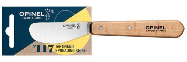 Opinel Buttermesser Opinel No. 117 Aufstrichmesser Natur – Buttermesser mit Holzgriff