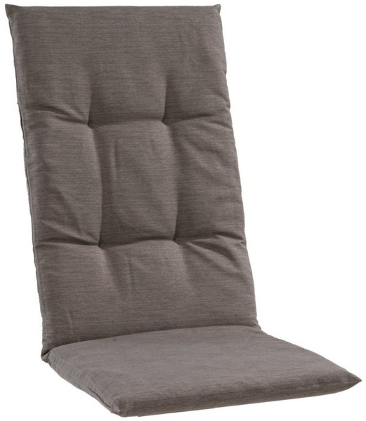 GO-DE Hochlehnerauflage CHINOCO, 48x118 cm, Braun, Baumwolle, Polyester, (1 St), Gartenstuhlauflage für Hochlehner Bild 4