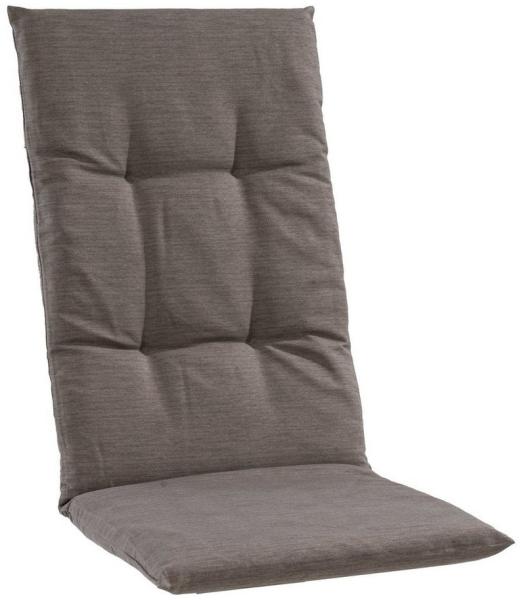 GO-DE Hochlehnerauflage CHINOCO, 48x118 cm, Braun, Baumwolle, Polyester, (1 St), Gartenstuhlauflage für Hochlehner Bild 1