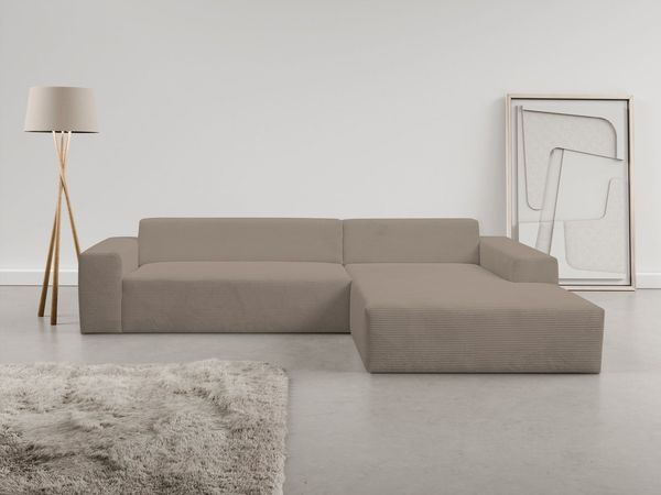 WERK2 Ecksofa Zeus-XL, Curvy Trend Garnitur mit urbaner Optik