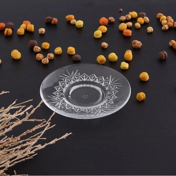 Timeless Elegante Teeteller im 6er Set Klare Unterteller für jede Gelegenheit