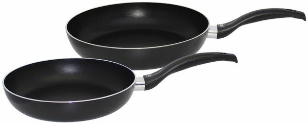 Elo Pfannen-Set Ducto 2 teilig, Aluminium (Set, 2-tlg, je 1 Bratpfanne Ø 20/28 cm), Induktion