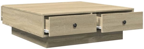 vidaXL Couchtisch Sonoma-Eiche 90x90x28 cm Holzwerkstoff 848089 Bild 7