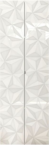 Home affaire Aktenschrank Prisma, Breite 63 cm, Höhe 184 cm, 2 Türen (3 Einlegeböden) Büroschrank, Mehrzweckschrank, Front mit Siebdruck