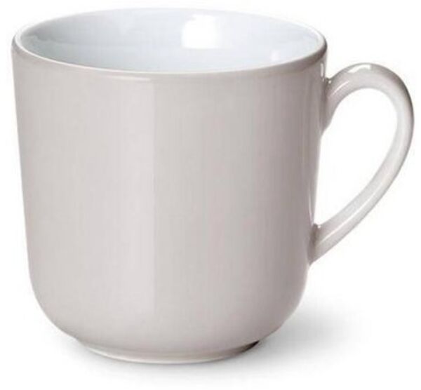 Dibbern Solid Color pearl Becher mit Henkel 0,32 l